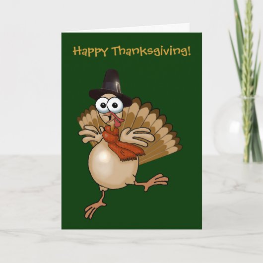 Gelukkig Thanksgiving! Feestdagen Kaart (Voorkant)