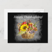 Gelukkig Thanksgiving! Feestdagenkaart (Voorkant / Achterkant)