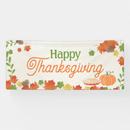 Gelukkig Thanksgiving Feestelijke Hangende Banner 