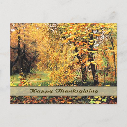 Gelukkig Thanksgiving. Fine Art Briefkaart (Voorkant)