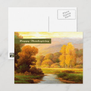 Gelukkig Thanksgiving. Fine Art Briefkaart