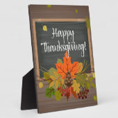 gelukkig thanksgiving fotoplaat (Zijkant)
