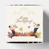 Gelukkig Thanksgiving! Friendsgiving JAZZ Retro Pa Bedankdoosjes (Bovenkant)