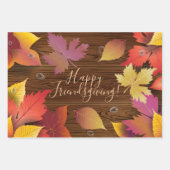 Gelukkig Thanksgiving! Friendsgiving JAZZ Retro Pa Inpakpapier Vel (Voorkant 2)