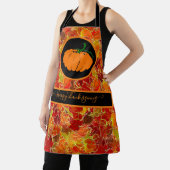 Gelukkig Thanksgiving! Glitteriehandschoen/pompoen Schort (Insitu)