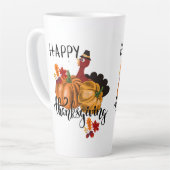 gelukkig thanksgiving herfst latte mok (Linkerhoek)