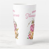 gelukkig thanksgiving herfst latte mok (Voorkant)