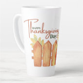 gelukkig thanksgiving herfst latte mok (Linkerhoek)