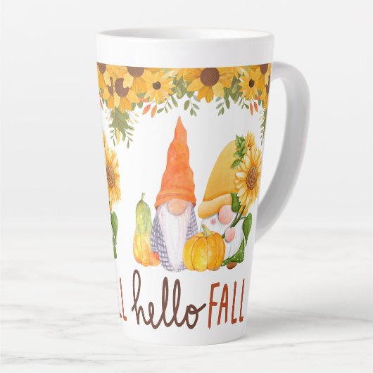 gelukkig thanksgiving herfst latte mok (Rechterhoek)