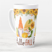 gelukkig thanksgiving herfst latte mok (Linkerhoek)