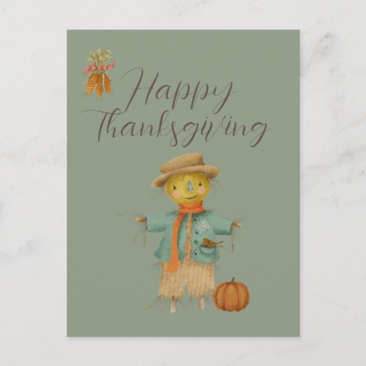  gelukkig Thanksgiving Holiday Briefkaart (Voorkant)
