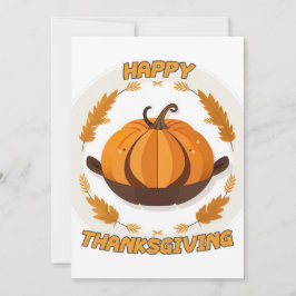 gelukkig thanksgiving kaart