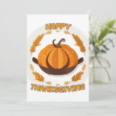 gelukkig thanksgiving kaart (Staand voorkant)