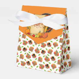 Gelukkig Thanksgiving Kalkoen Bedankdoosjes