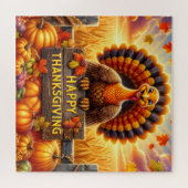 Gelukkig Thanksgiving Kalkoen Puzzel (Horizontaal)