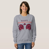 Gelukkig Thanksgiving Kalkoen Sweatshirt (Voorkant volledig)