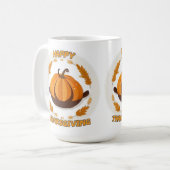gelukkig thanksgiving koffiemok (Voorkant links)