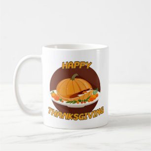 gelukkig thanksgiving koffiemok