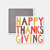 Gelukkig Thanksgiving! Magneet (Voorkant / Achterkant)