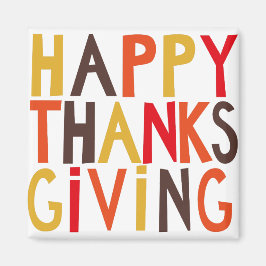 Gelukkig Thanksgiving! Magneet