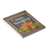 gelukkig thanksgiving notitieblok (Schuin)