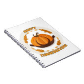 gelukkig thanksgiving notitieboek (Rechterzijde)