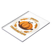 gelukkig thanksgiving notitieboek (Linkerzijde)