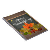 gelukkig thanksgiving notitieboek (Rechterzijde)