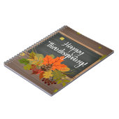gelukkig thanksgiving notitieboek (Linkerzijde)