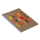 Gelukkig Thanksgiving! Notitieboek (Rechterzijde)