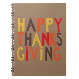 Gelukkig Thanksgiving! Notitieboek