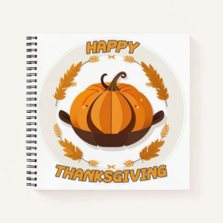 gelukkig thanksgiving notitieboek