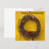 Gelukkig Thanksgiving! Notitiekaartje (Voorkant / Achterkant)