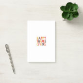 Gelukkig Thanksgiving! Opmerkingen Post-it® Notes (Kantoor)