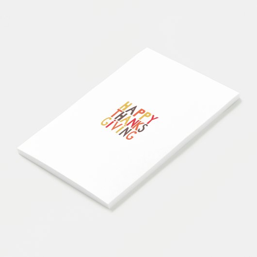 Gelukkig Thanksgiving! Opmerkingen Post-it® Notes (Schuin)