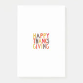 Gelukkig Thanksgiving! Opmerkingen Post-it® Notes (Voorkant)