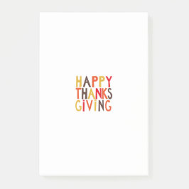 Gelukkig Thanksgiving! Opmerkingen Post-it® Notes