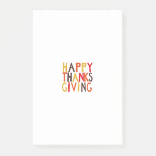 Gelukkig Thanksgiving! Opmerkingen Post-it® Notes