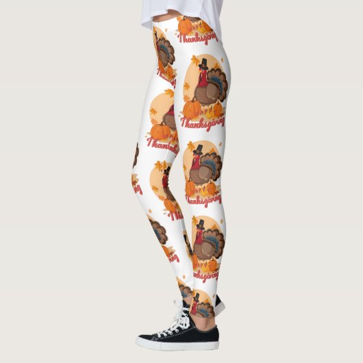 gelukkig thanksgiving pelgrim turkije leggings (Links)