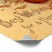 Gelukkig Thanksgiving! Poster (Hoek)