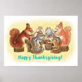 Gelukkig Thanksgiving! Poster (Voorkant)