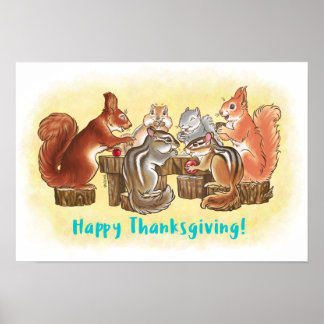 Gelukkig Thanksgiving! Poster