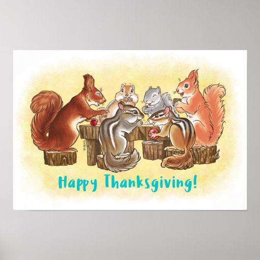 Gelukkig Thanksgiving! Poster (Voorkant)