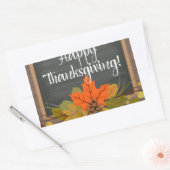 gelukkig thanksgiving rechthoekige sticker (Envelop)
