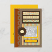gelukkig thanksgiving ( scrapbook ) kaart (Voorkant / Achterkant)