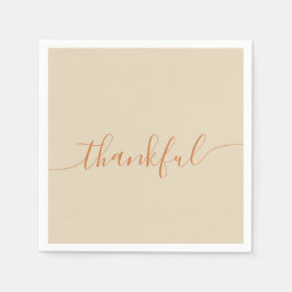 Gelukkig Thanksgiving Servet