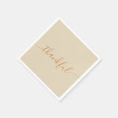 Gelukkig Thanksgiving Servet (Hoek)