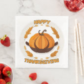 gelukkig thanksgiving servet (Insitu)