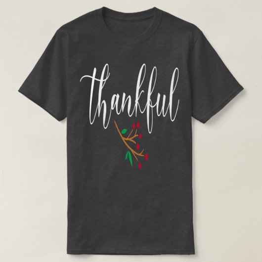 Gelukkig Thanksgiving T-shirt (Design voorkant)
