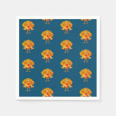 gelukkig thanksgiving , Thanksgiving turkije , Servet (Voorkant)